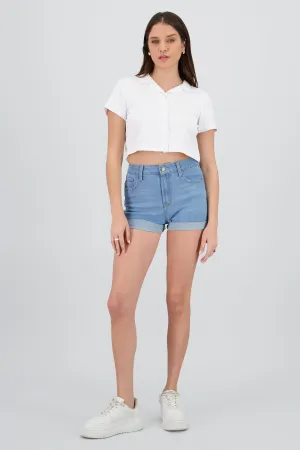 Mini short dobladillo