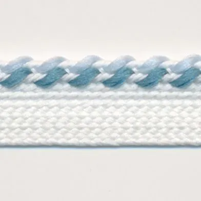 Mix Stitch Piping #10 White & China Blue & Sherbet Blue