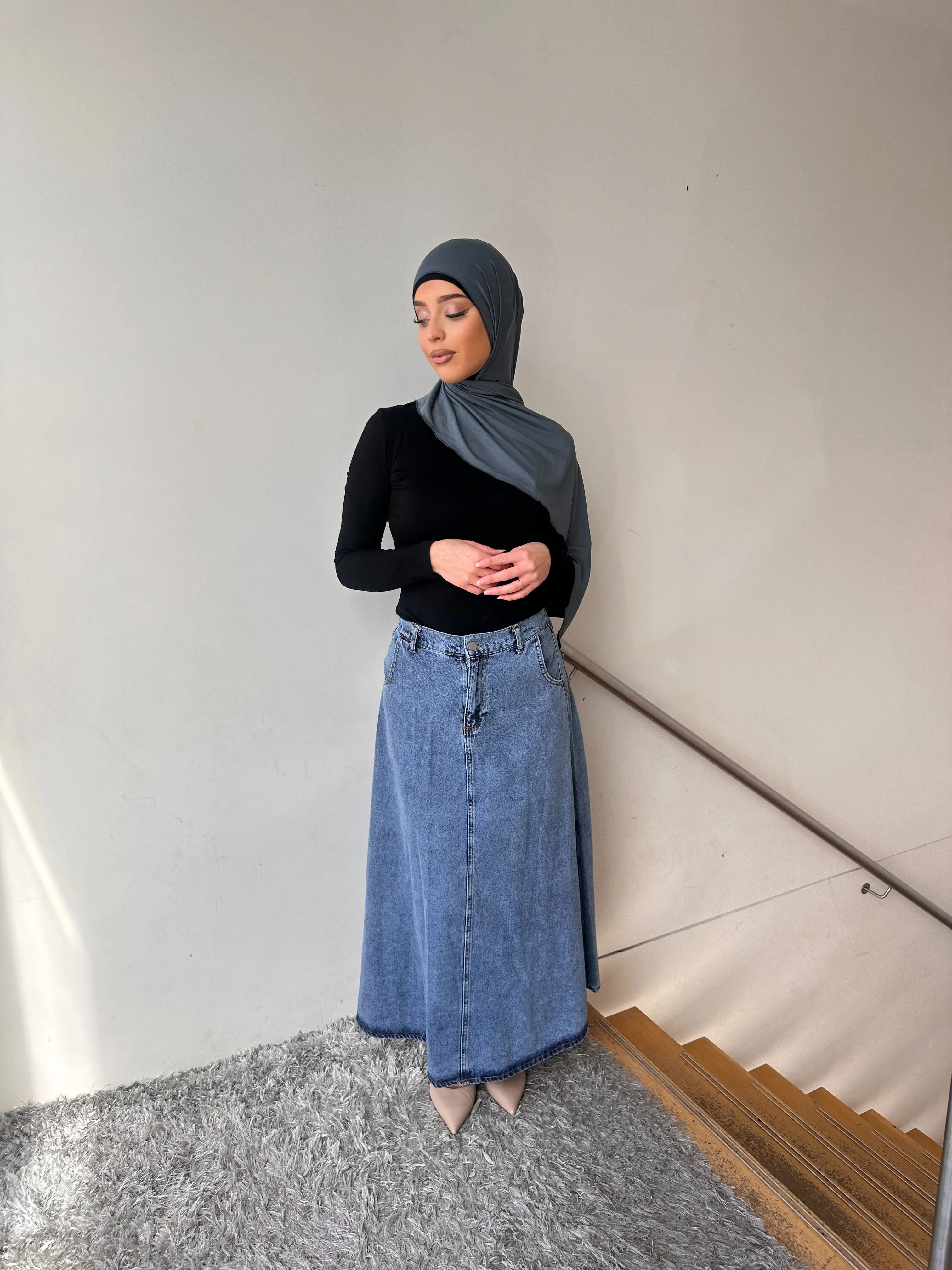 Monet Denim Skirt