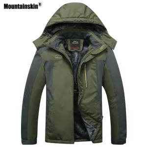 Mountainskin Men's Winter Fleece Thermal Windbreaker Jackets For Outdoor