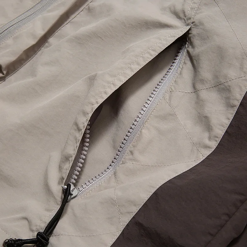 Multi Pocketed Waterproof Rain Jacket