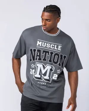 Muscle Nation | Sporting Club Oversized Tee - Tornado