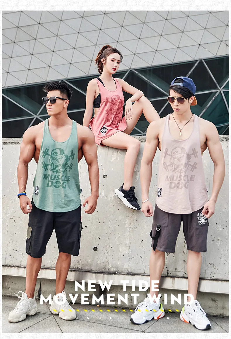 MuscleDog Stringer Y-Back Muscle Workout Tank Top