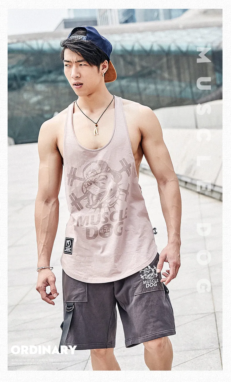 MuscleDog Stringer Y-Back Muscle Workout Tank Top