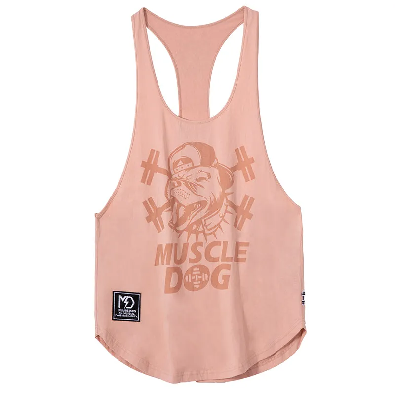 MuscleDog Stringer Y-Back Muscle Workout Tank Top