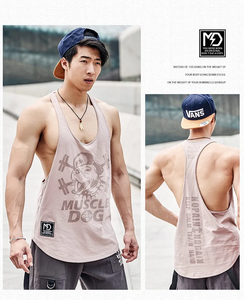 MuscleDog Stringer Y-Back Muscle Workout Tank Top
