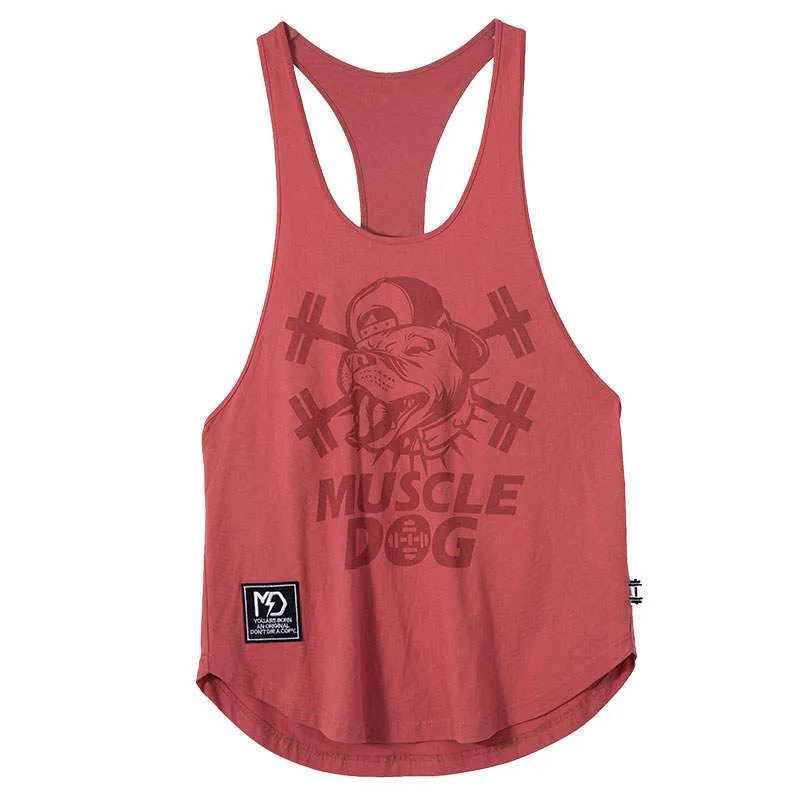 MuscleDog Stringer Y-Back Muscle Workout Tank Top