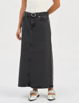 Nelia Maxi Denim Skirt