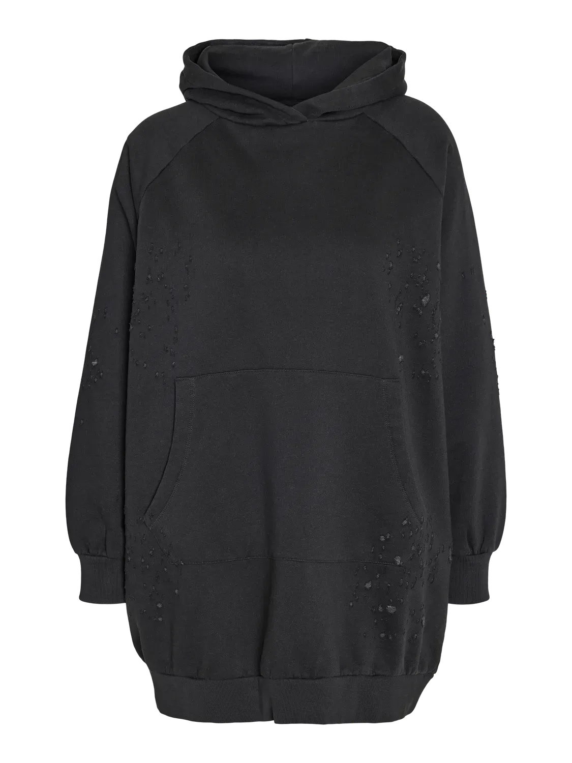 Noisy May - Hoodie dress - grey/black - Lega