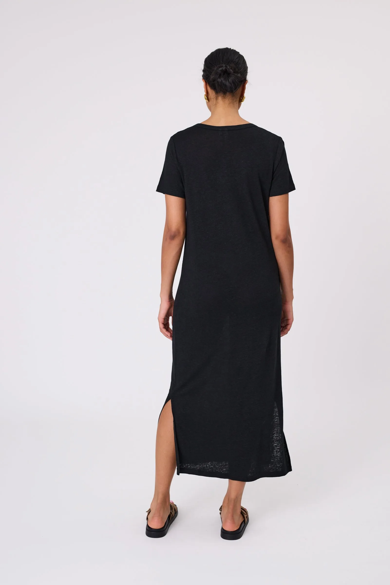 Noto T Shirt Dress - Black