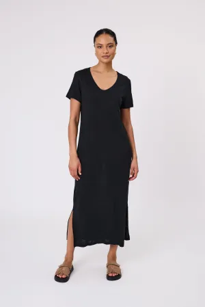 Noto T Shirt Dress - Black