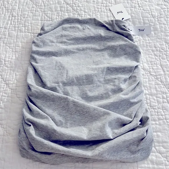 NWT Aritzia Tna Malibu Chill Ruched Skirt