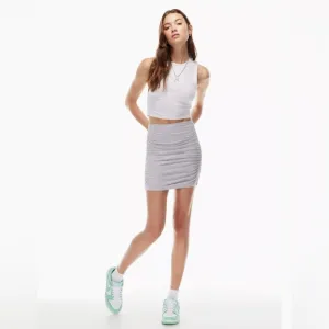 NWT Aritzia Tna Malibu Chill Ruched Skirt