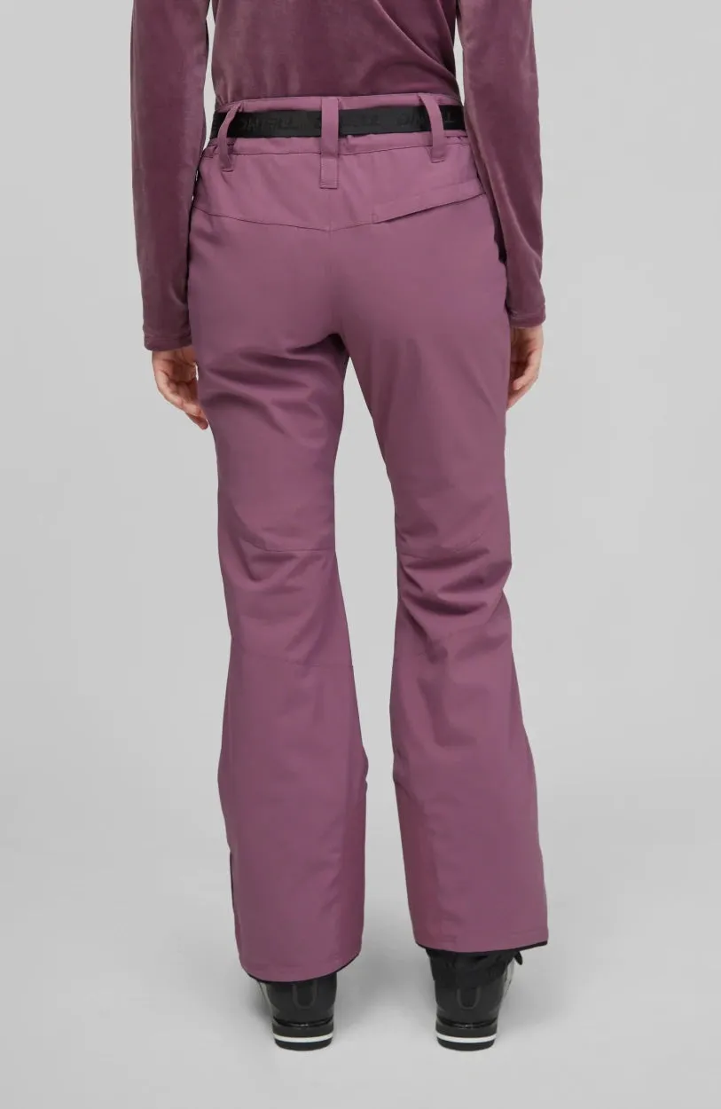 ONeill Star Womens Slim Pants Berry Conserve