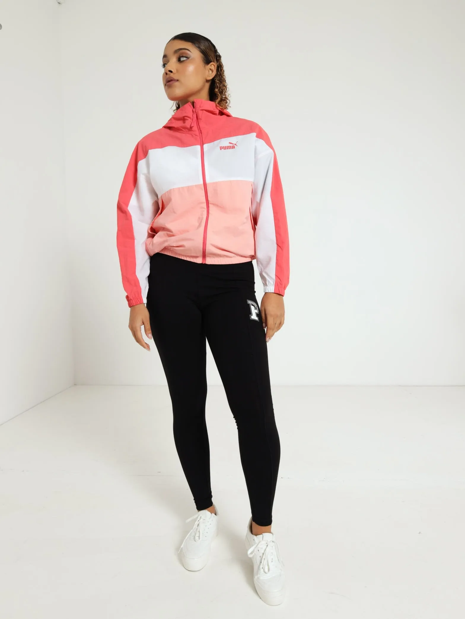 Oversized Hooded Windbreaker - Blush
