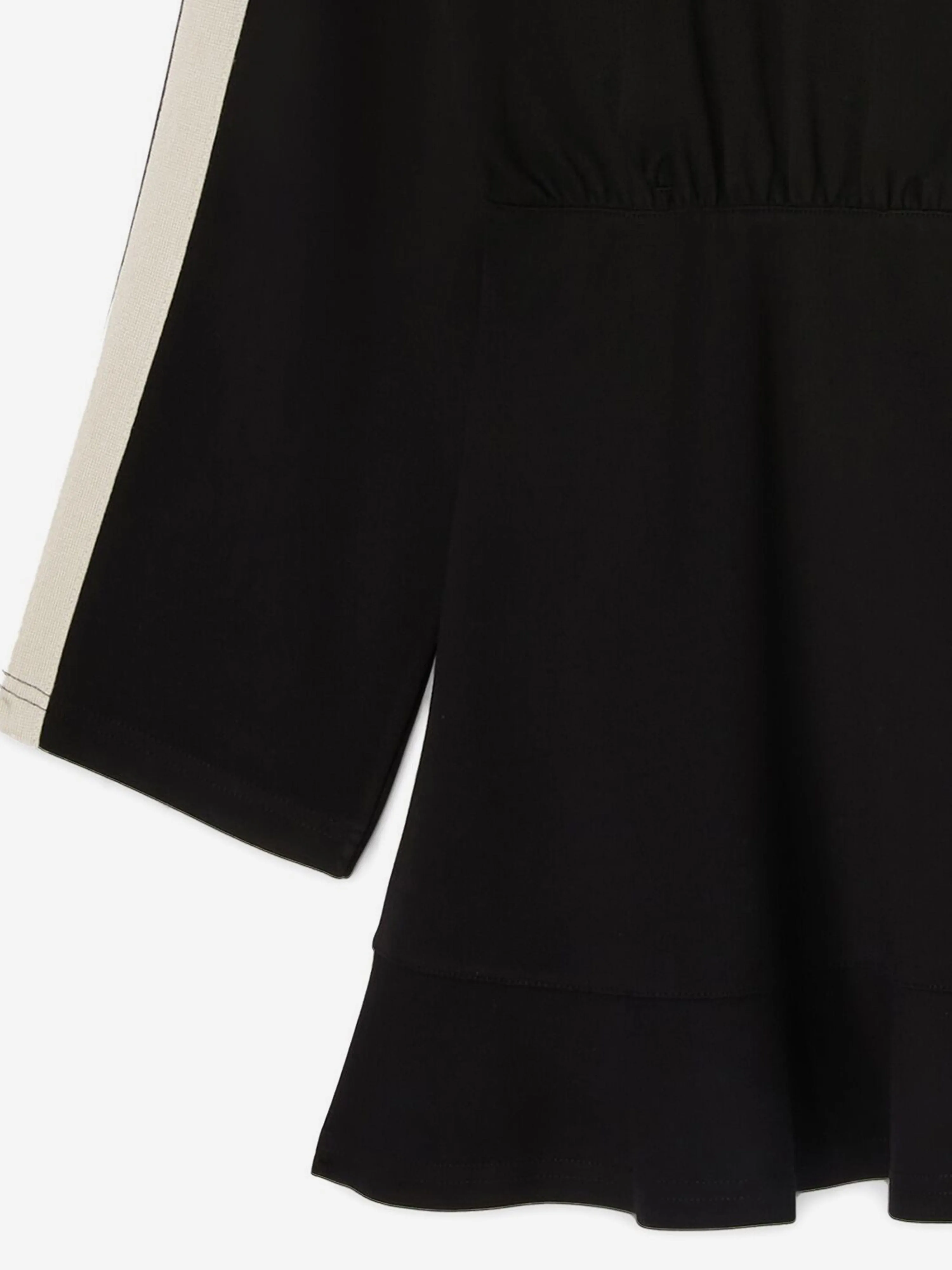 Palm Angels Girls New Track Hoodie Dress in Black