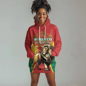 Personalised Morocco Hoodie Dress Barbary Lion - Proclamation Day LT15