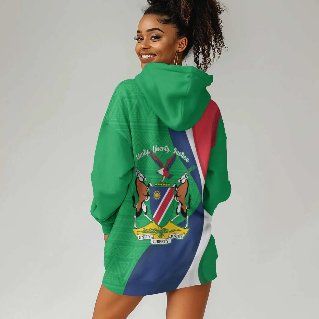 Personalised Namibia Hoodie Dress 35th Anniversary Independence Day LT15