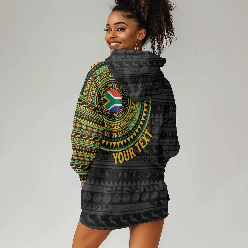 Personalised South Africa African Tribal Pattern Hoodie Dress Chest Arm Tattoo LT15