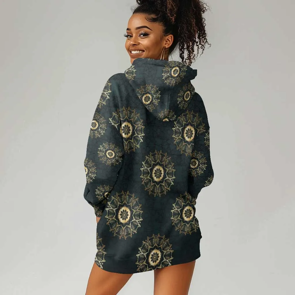 Personalized Afro Women Hoodie Dress Powerful African Pattern DT03