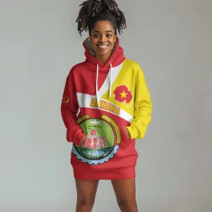 Personalized Amhara Region Hoodie Dress Coat Of Arms With Amhara Map LT15