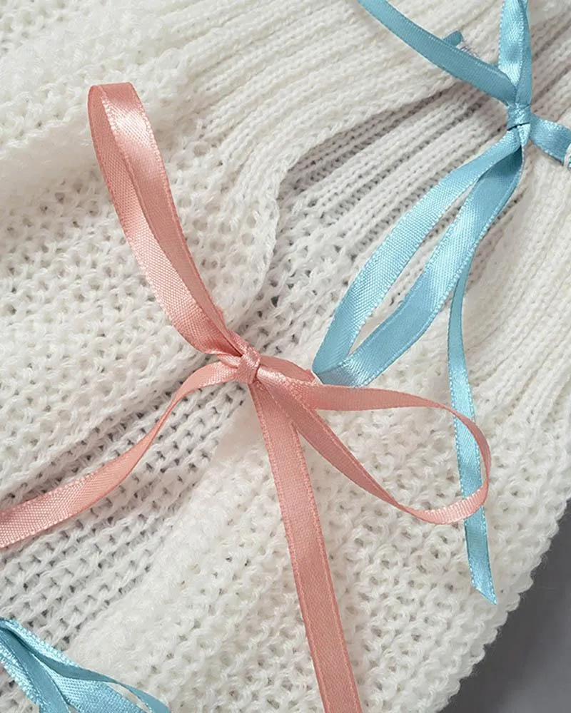 Persus Ribbon Knit Skirt