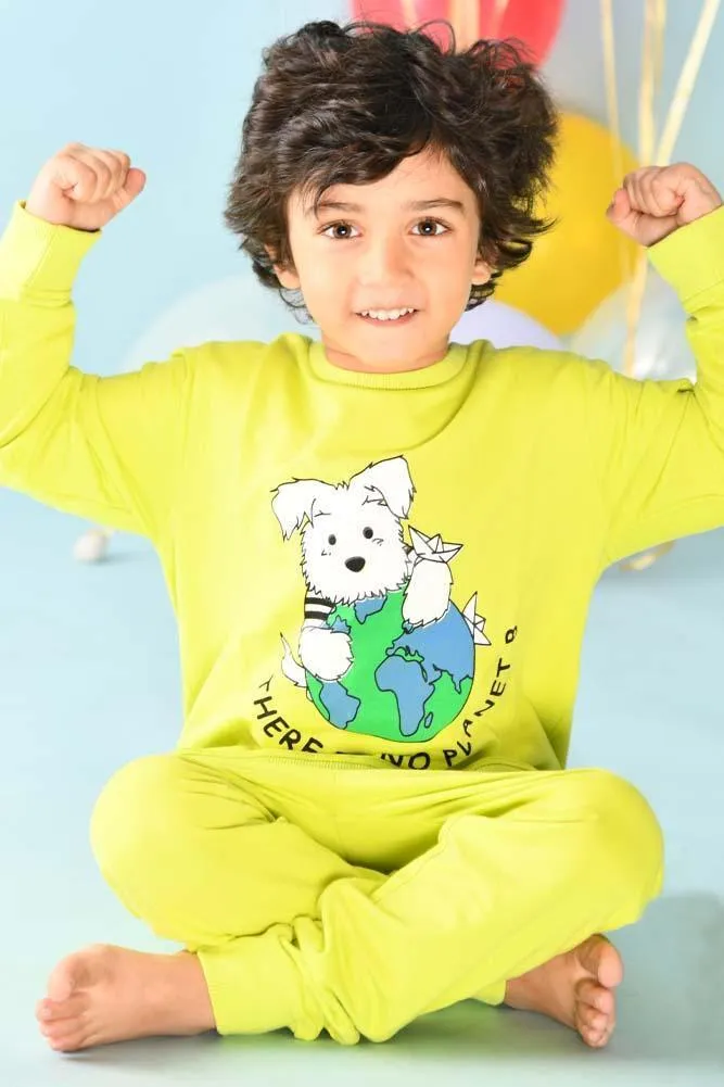 PLANET B BOYS SWEATSHIRT JOGGER SET (FLEECE)