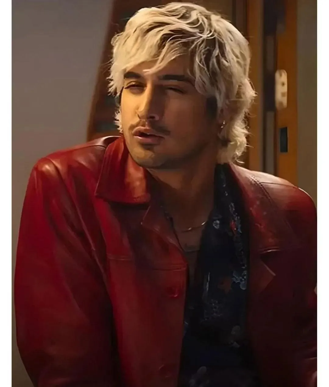 plays rex in choose love jacket