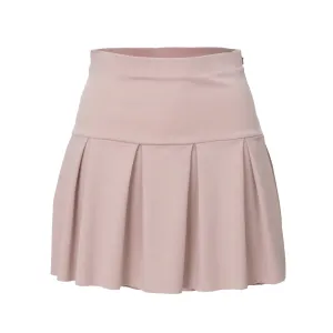 Pleated Mini Skirt