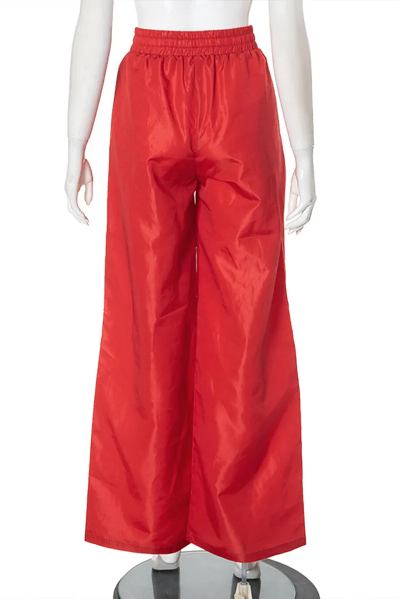 PR3426 Graphic Wide Leg Sweatpants