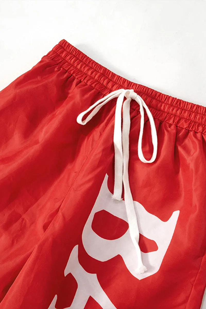 PR3426 Graphic Wide Leg Sweatpants