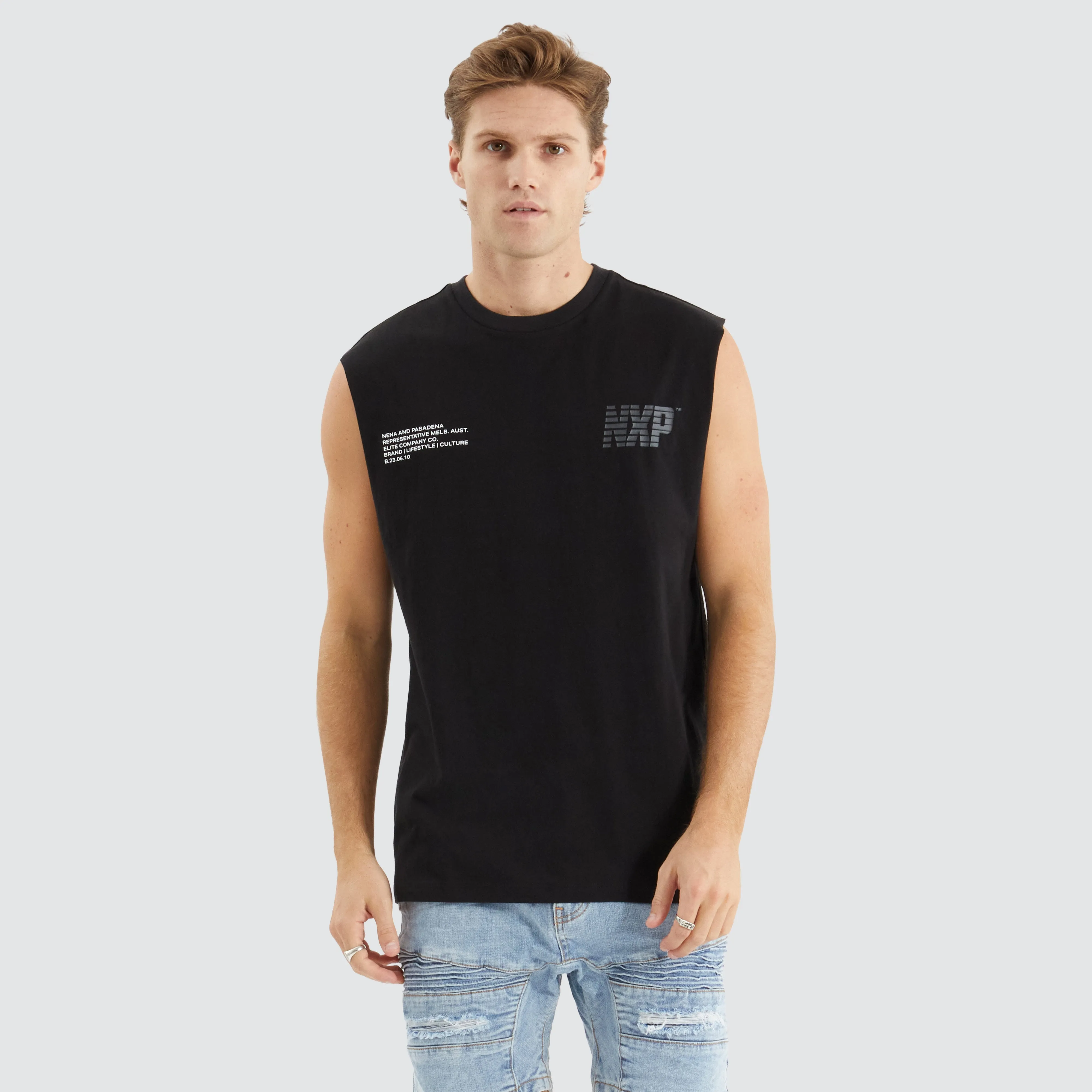 Primary Scoop Back Muscle Jet Black