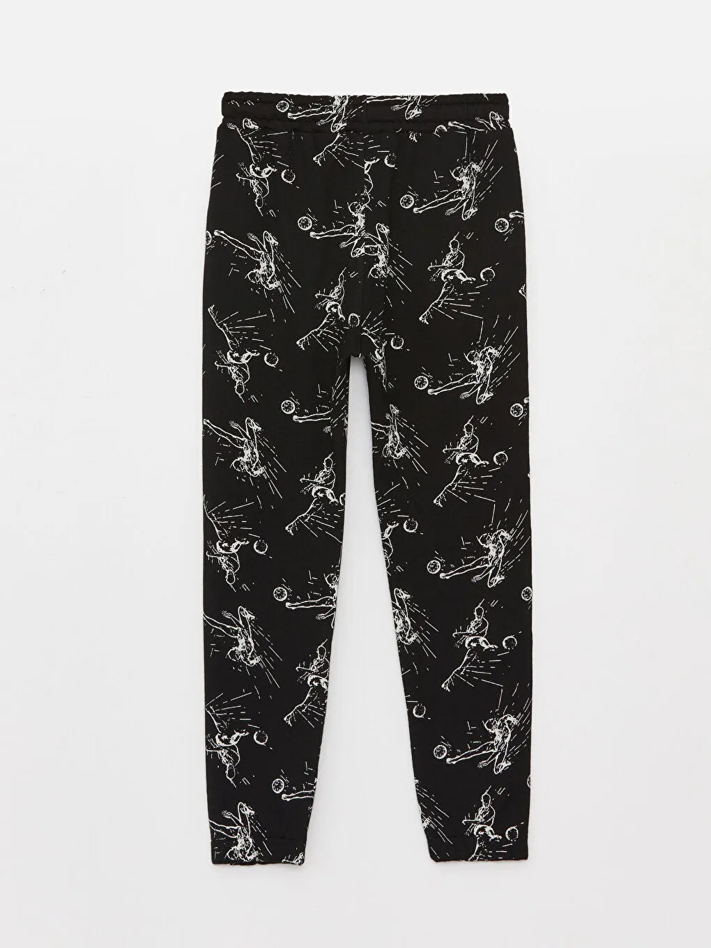 Printed Boys' Jogger Sweatpants With Elastic Waist