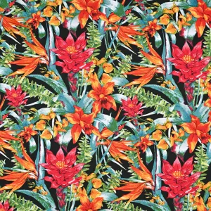 Printed Mini Matt Exotic Forest Black