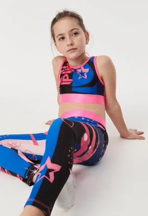 Printed Sporty Crop Top