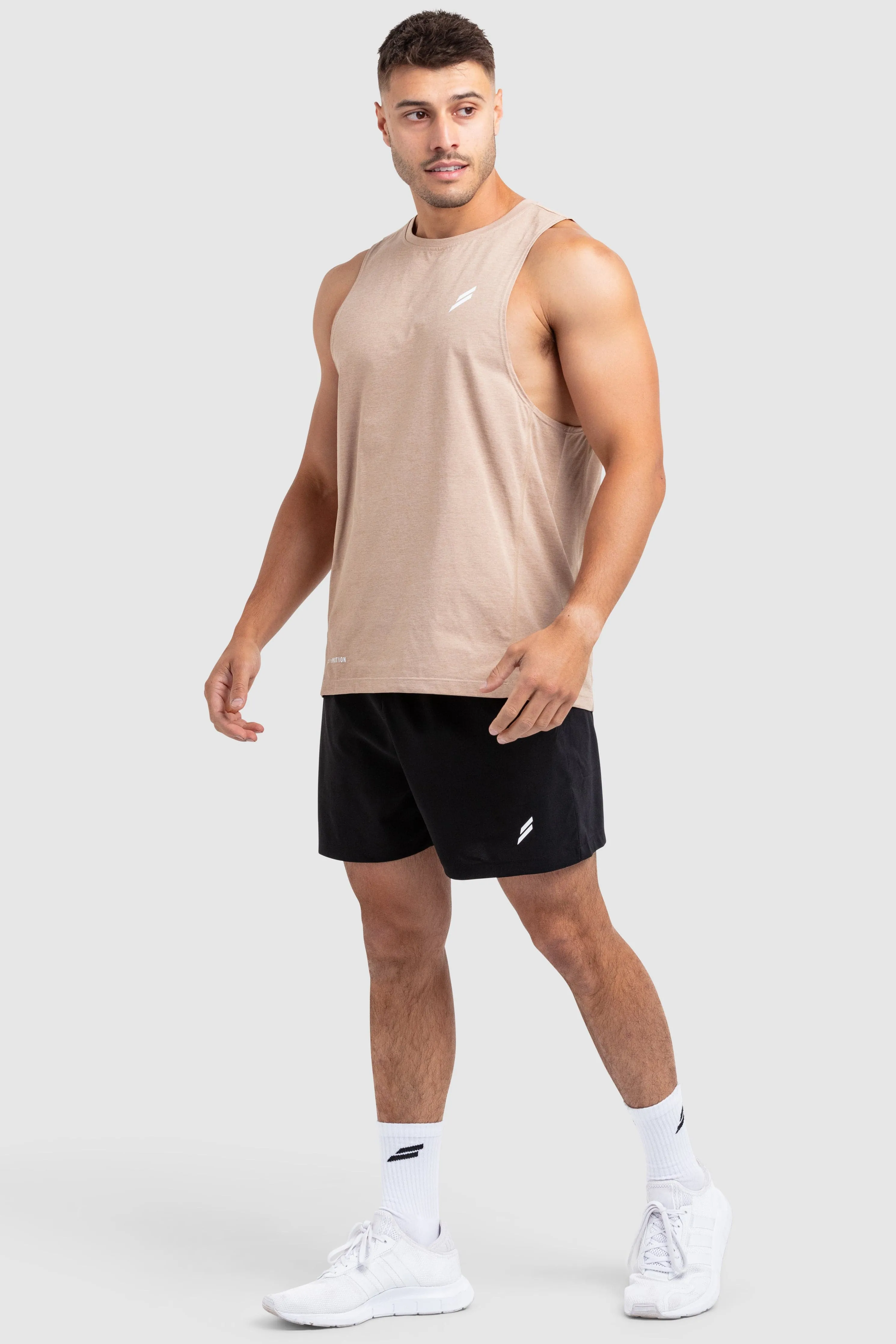Puremotion Muscle Tank V3 - Light Taupe