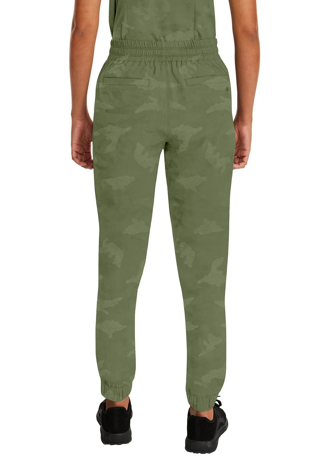 Purple Label Jacquard Tate Jogger Camo Pants Olive