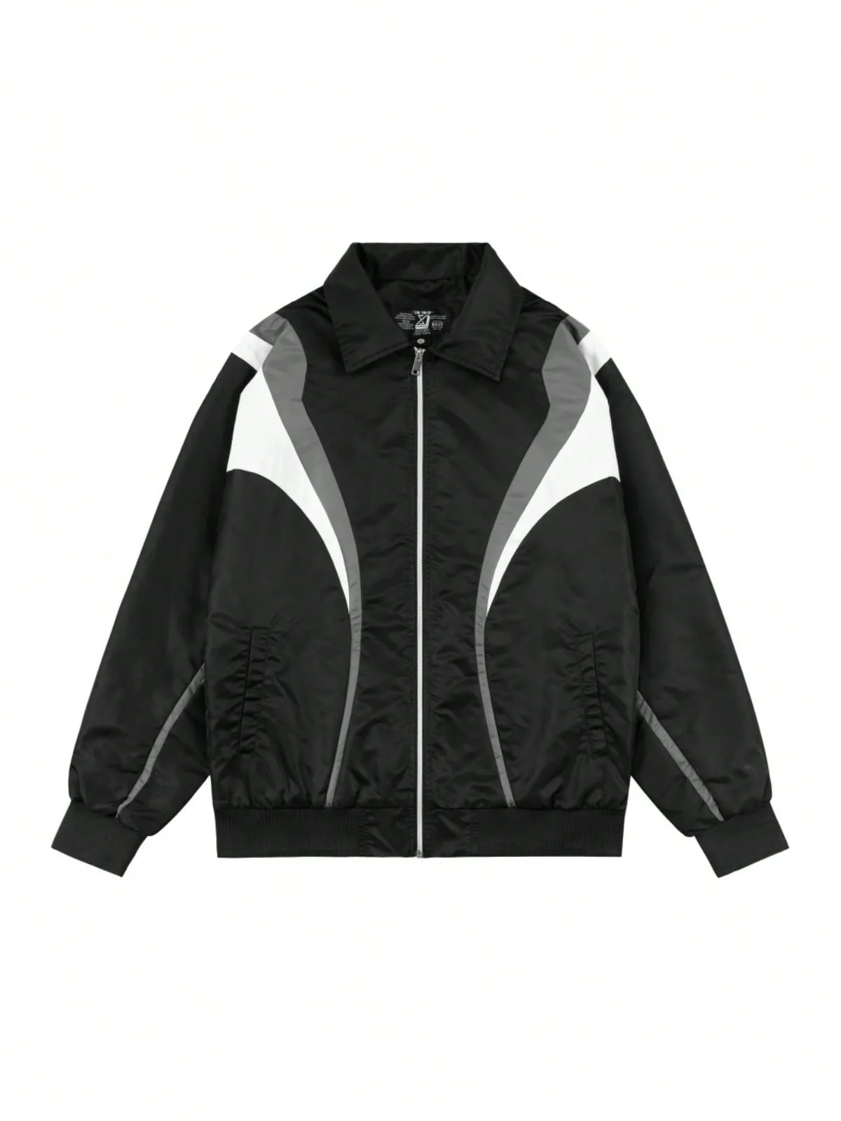 QA Men's Baggy Sportwear Casural Jackets For School Winter Coats, Loose Fit
