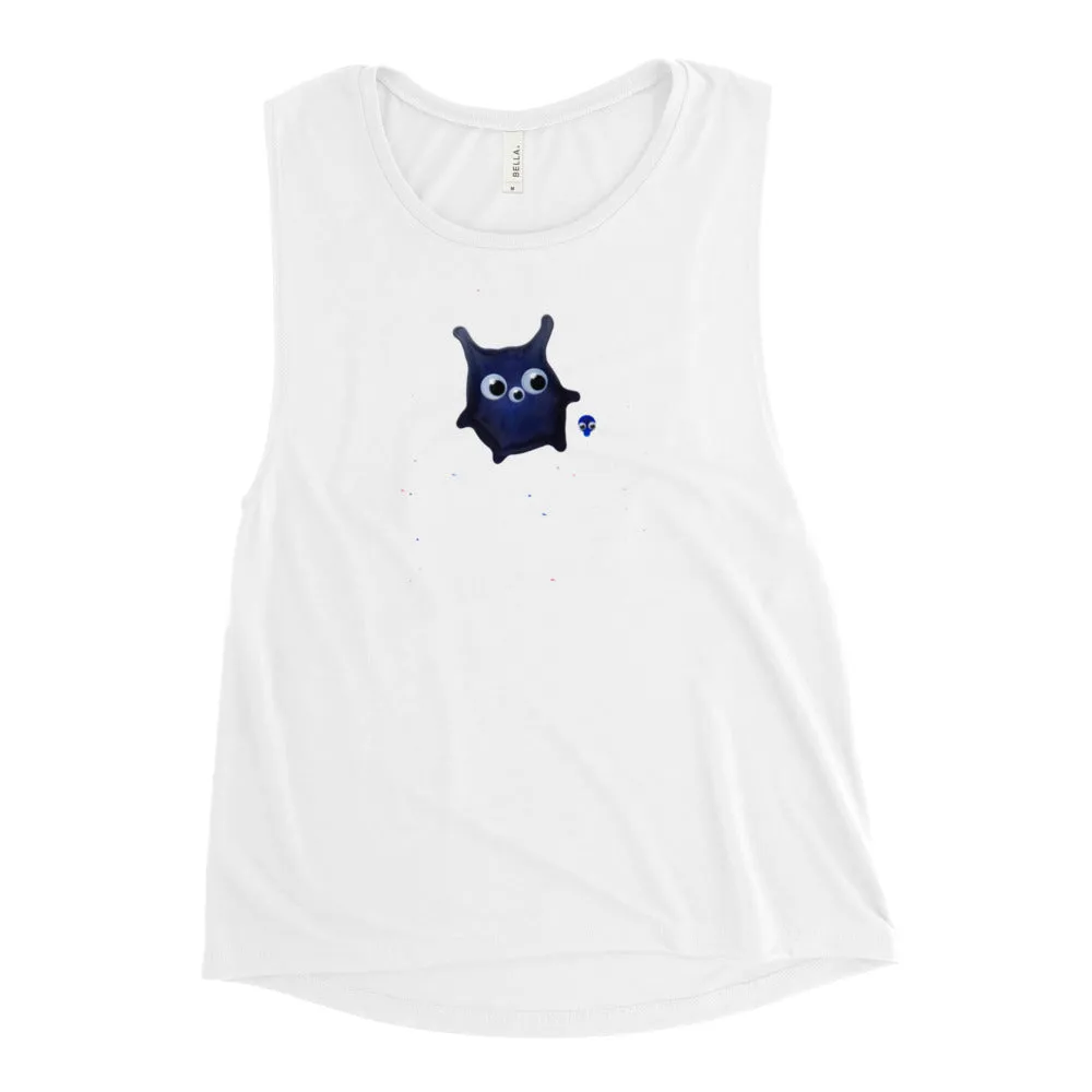 "Boop" Flowy Muscle Tank