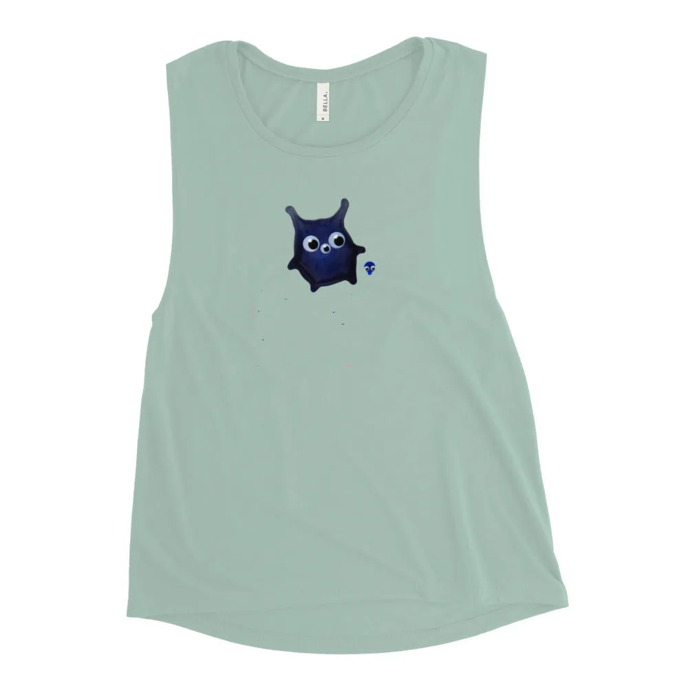 "Boop" Flowy Muscle Tank