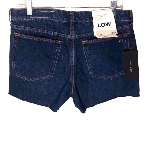 Rag &amp; Bone Dre Cutoff Low Rise Denim Shorts Cambria Wash Size 29