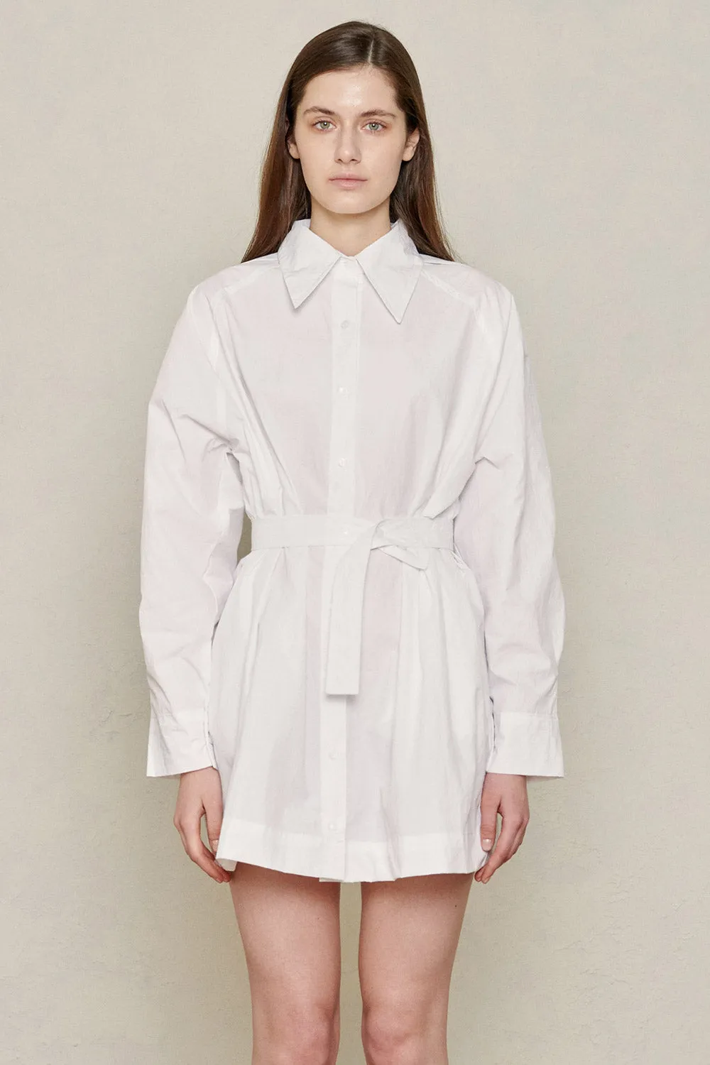 Recycled Nylon Shirt Dress