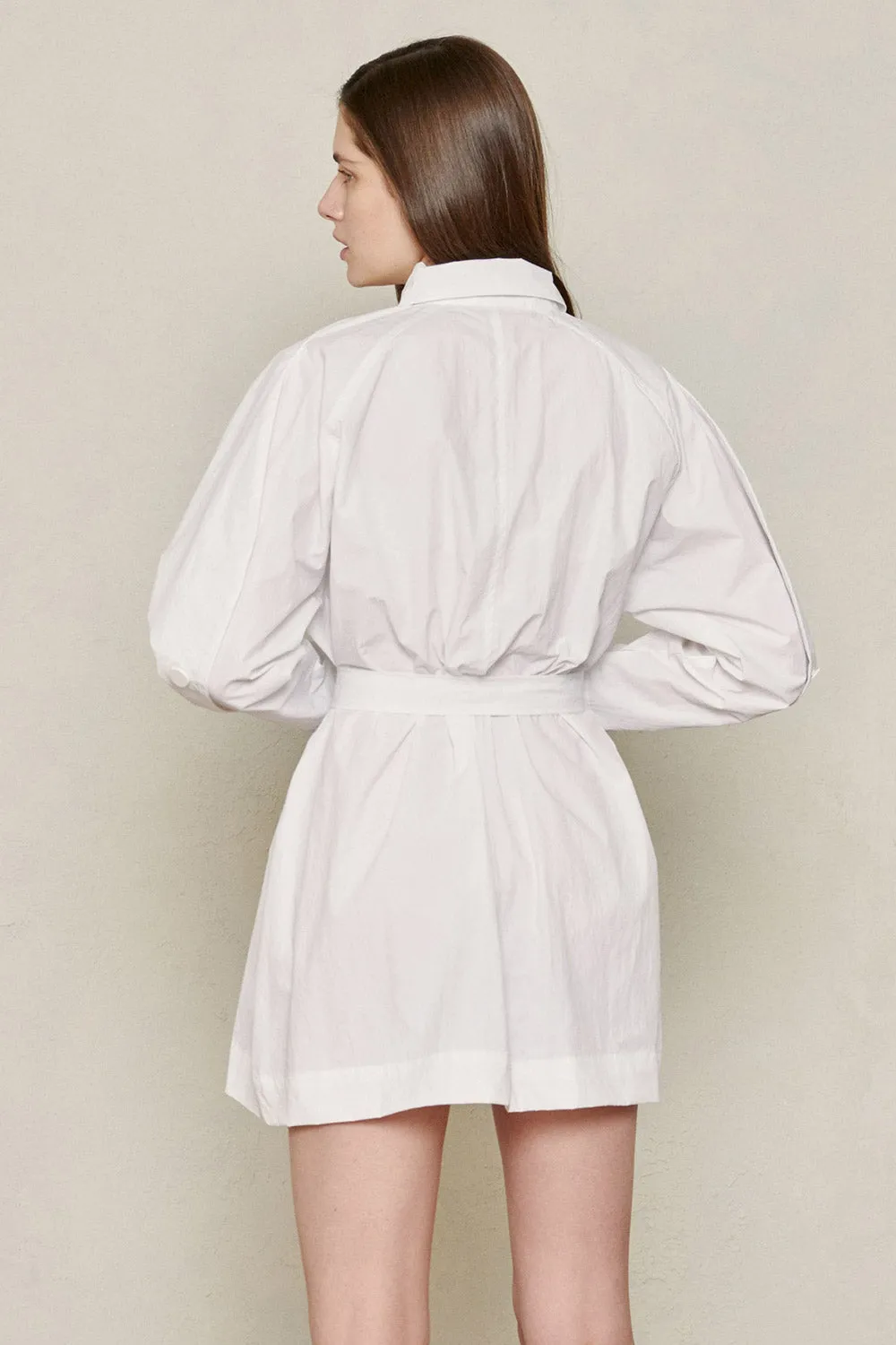 Recycled Nylon Shirt Dress