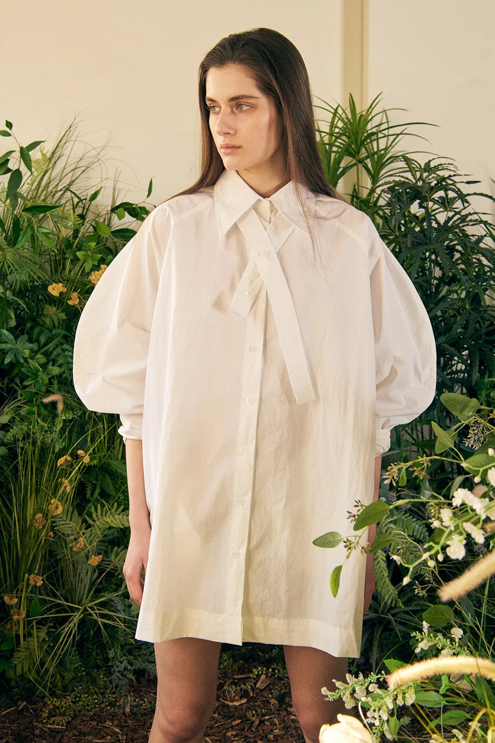 Recycled Nylon Shirt Dress