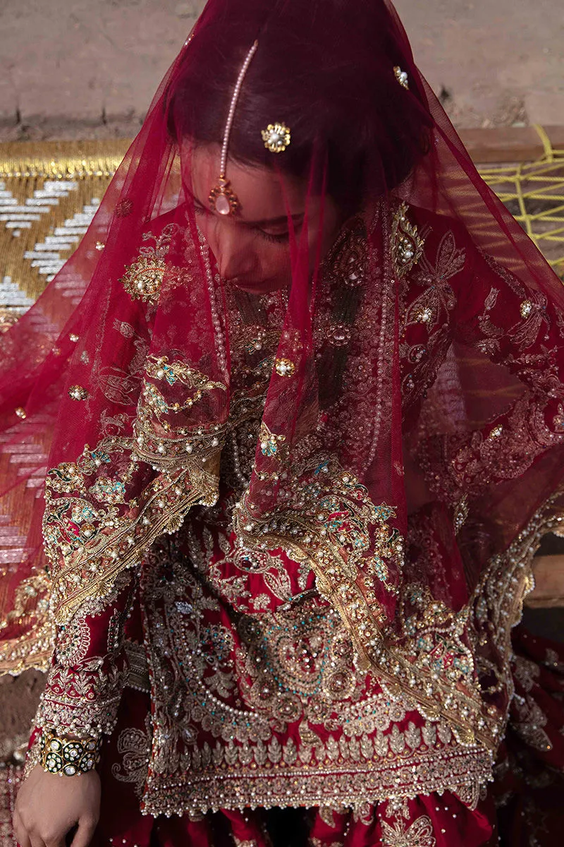 Red Bridal Sharara Kameez for Pakistani Wedding Dresses