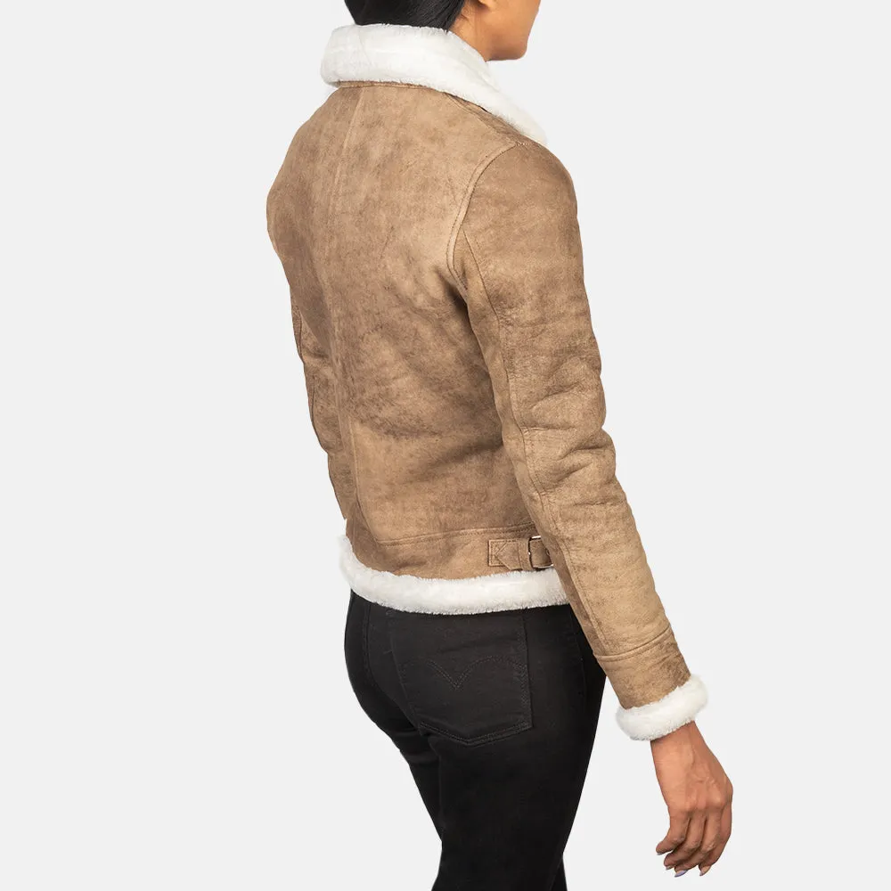 Refinement Leather Bomber Jacket