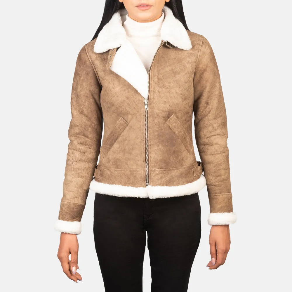 Refinement Leather Bomber Jacket