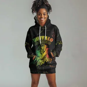 Reggae King Buffalo Soldier Hoodie Dress Honoring The Legend LT05