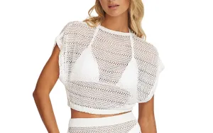 Renee Crop-Crochet Midi Skirt