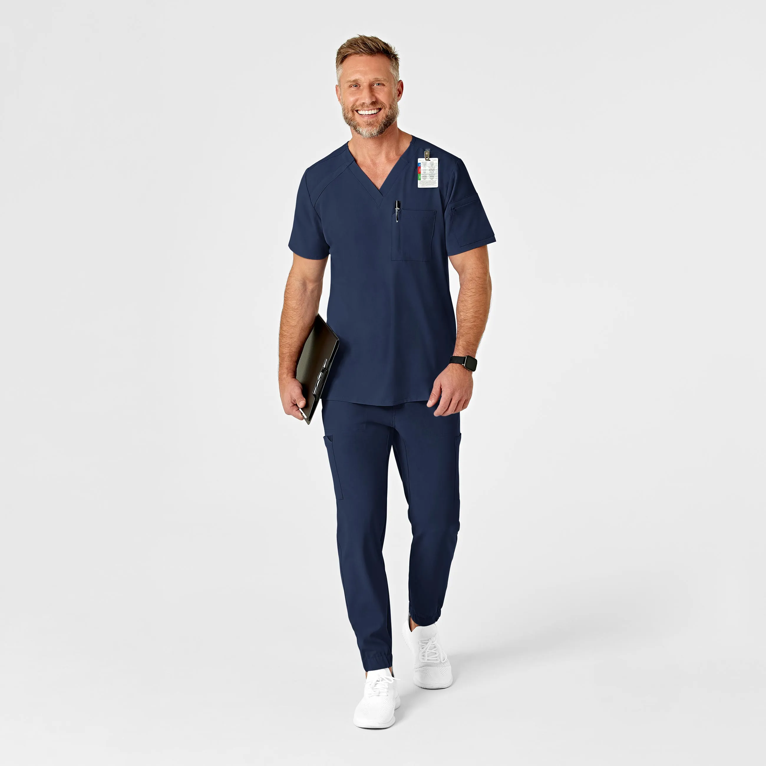 RENEW 5034 Men's Jogger Scrub Pants Navy